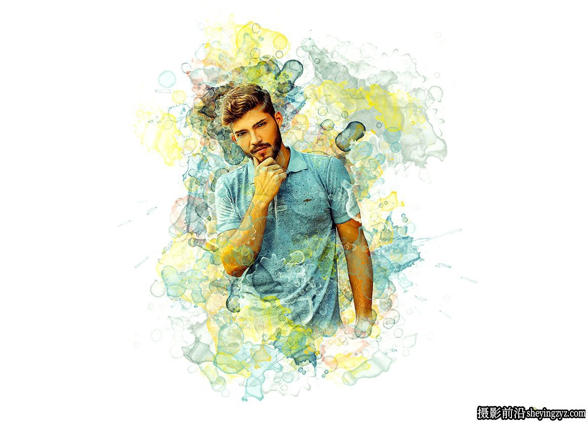 专业水彩Photoshop动作 Pro Watercolor Photoshop Action 附视频教程