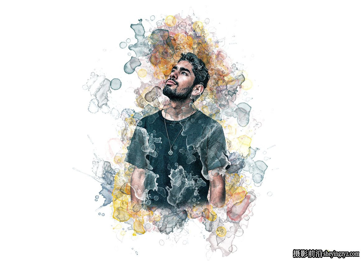 专业水彩Photoshop动作 Pro Watercolor Photoshop Action 附视频教程