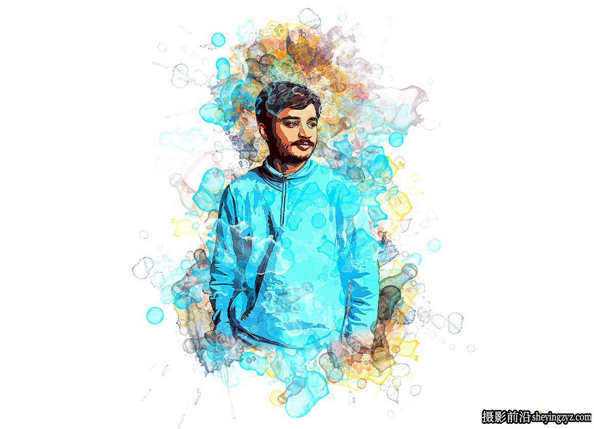 专业水彩Photoshop动作 Pro Watercolor Photoshop Action 附视频教程