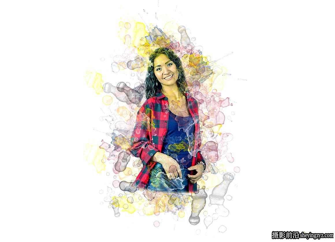专业水彩Photoshop动作 Pro Watercolor Photoshop Action 附视频教程