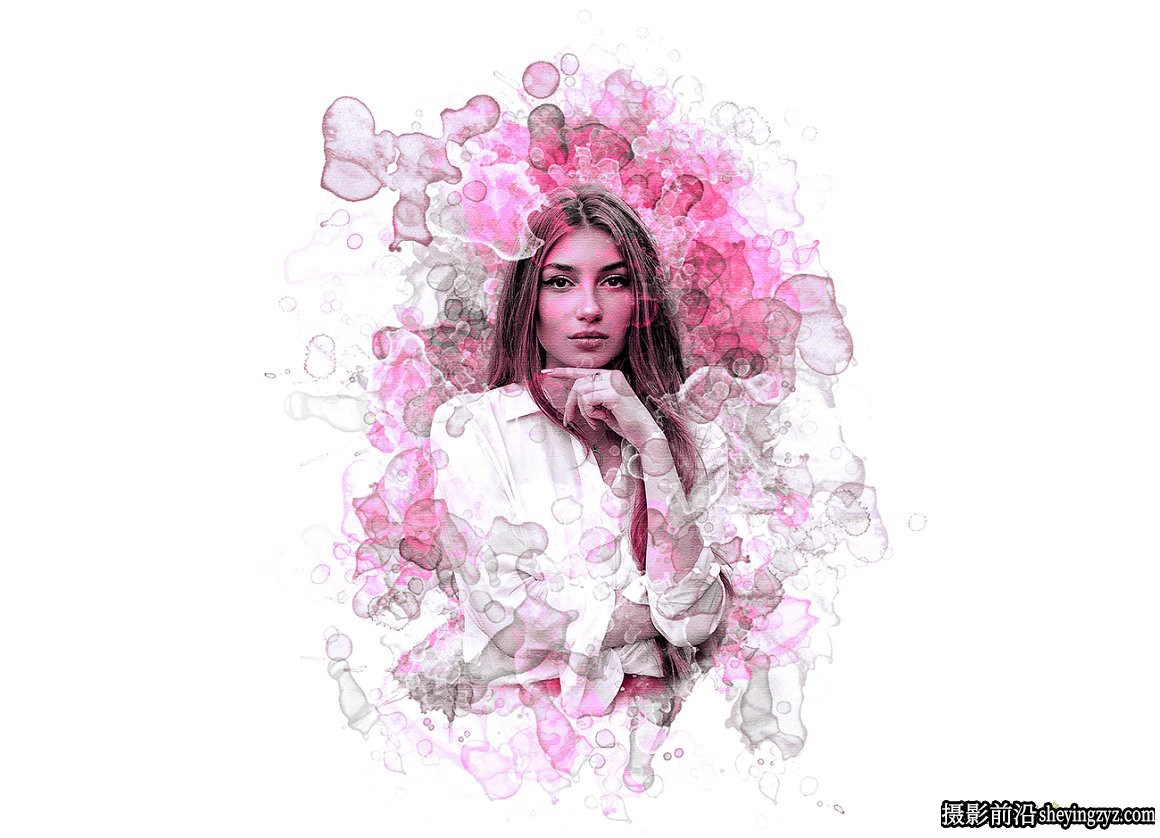 专业水彩Photoshop动作 Pro Watercolor Photoshop Action 附视频教程