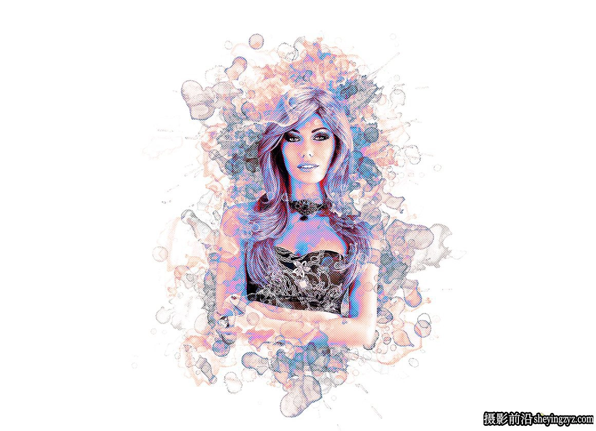 专业水彩Photoshop动作 Pro Watercolor Photoshop Action 附视频教程