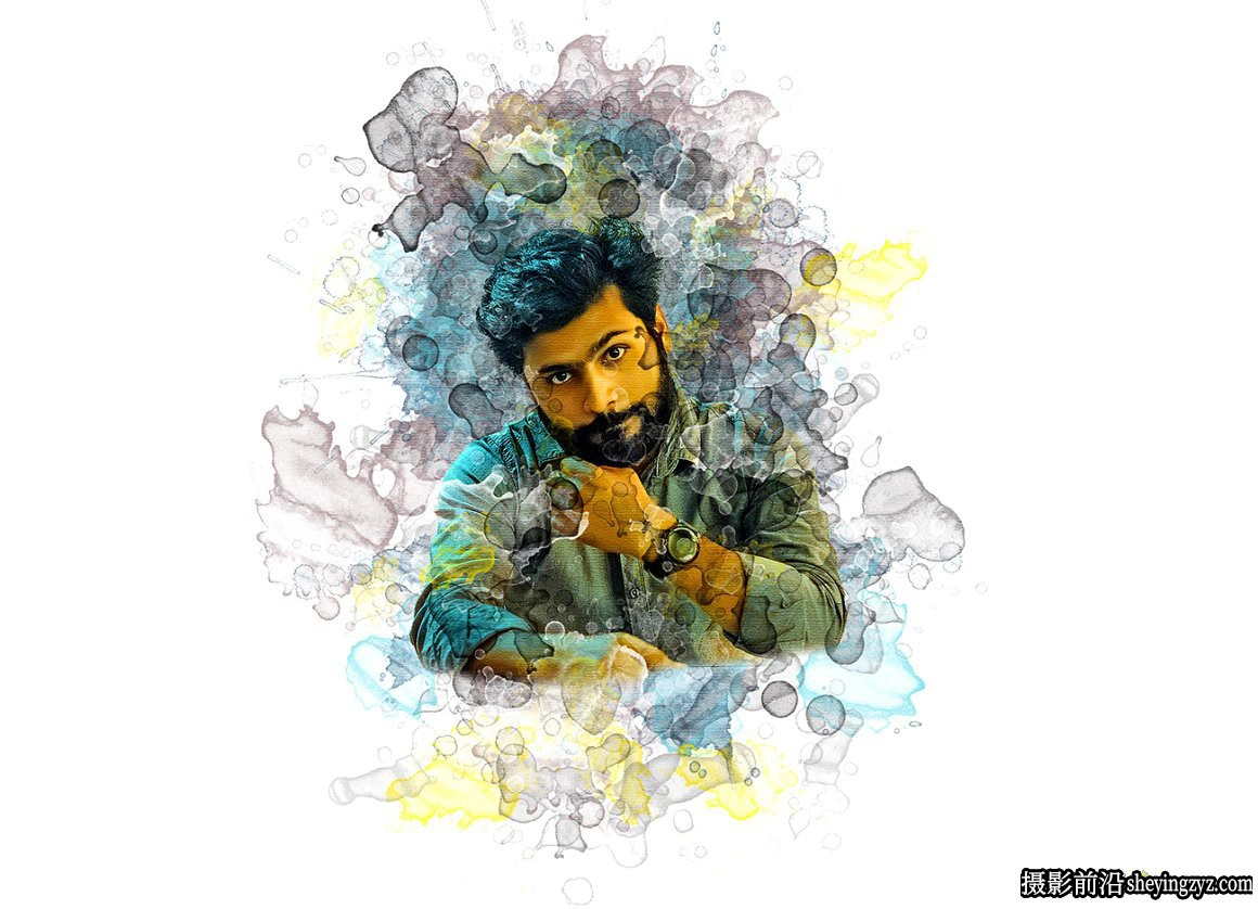 专业水彩Photoshop动作 Pro Watercolor Photoshop Action 附视频教程