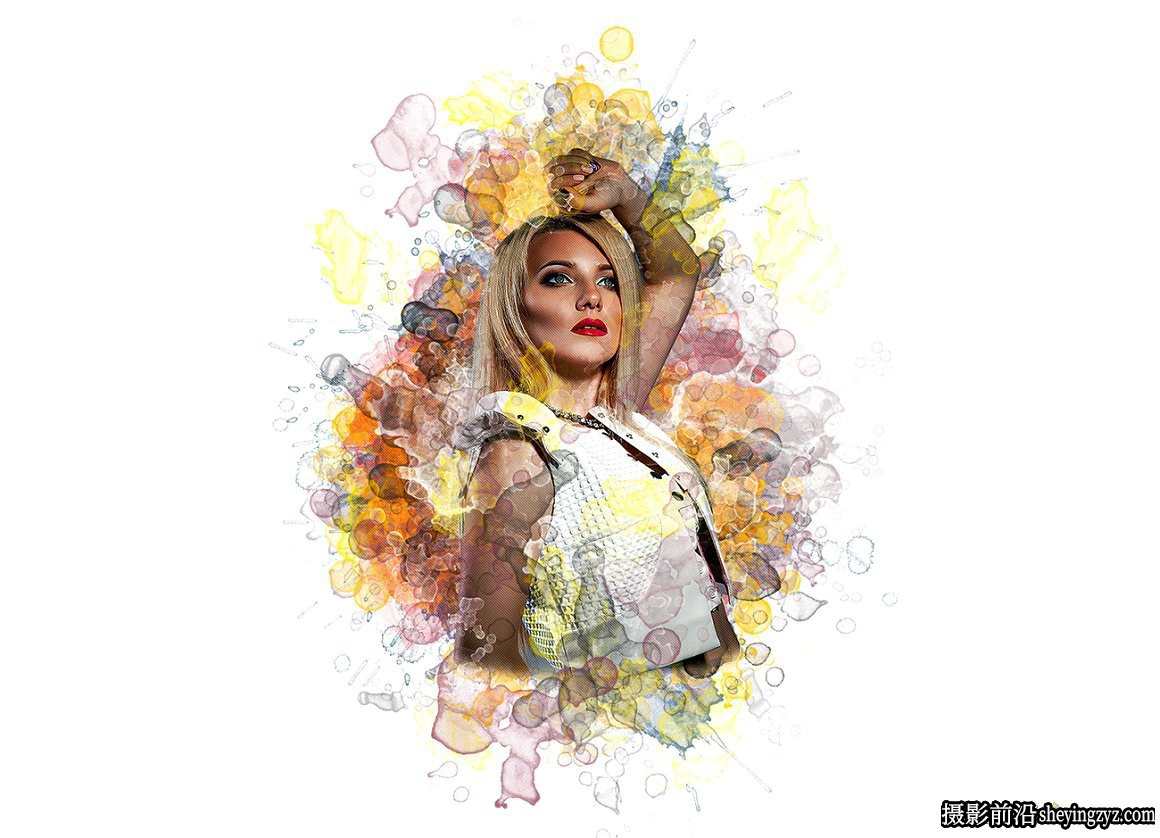 专业水彩Photoshop动作 Pro Watercolor Photoshop Action 附视频教程