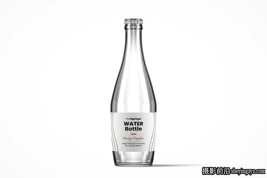 优雅的水瓶样机模型