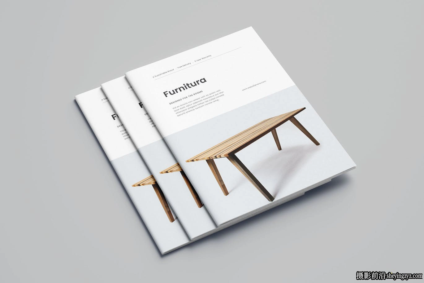 室内设计室内摄影手册排版InDesign模板