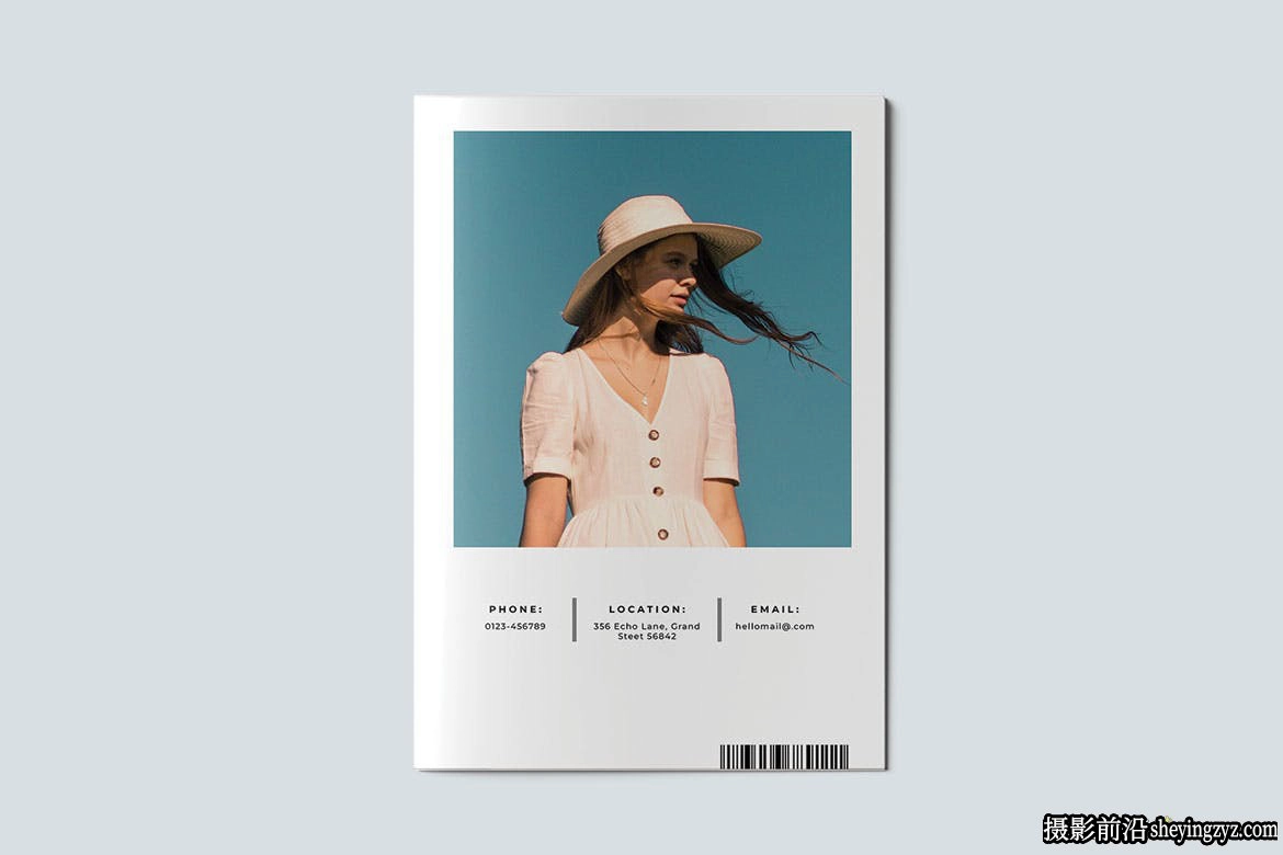 时尚时装摄影排版布局InDesign模板