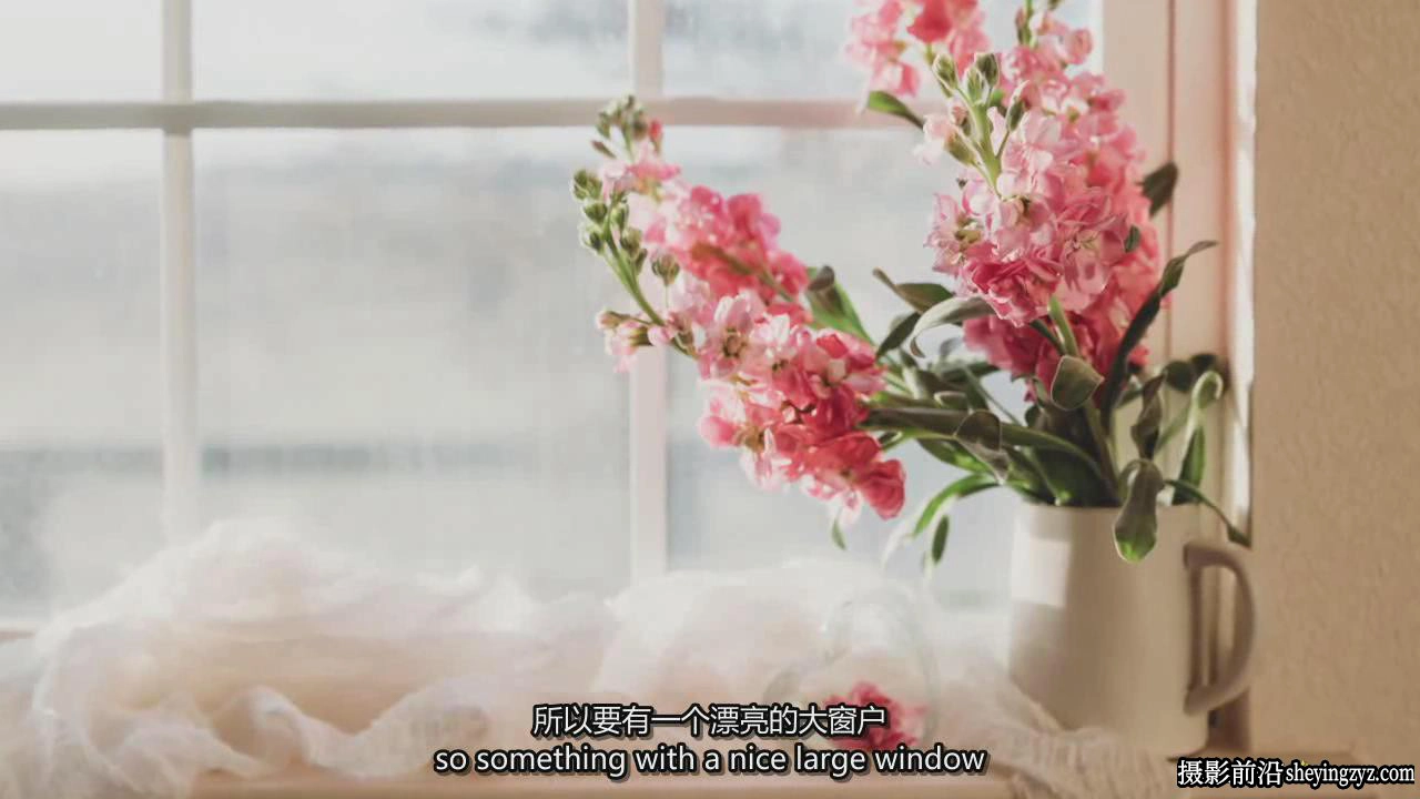 Carolyn Watson 掌握自然光静物花卉产品摄影布光完整教程-中英字幕