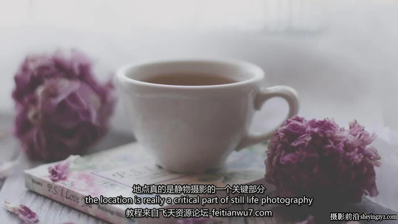 Carolyn Watson 掌握自然光静物花卉产品摄影布光完整教程-中英字幕