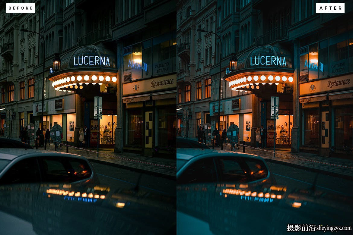 10种港风城市夜景风光Lightroom预设 Night Street Lightroom Presets