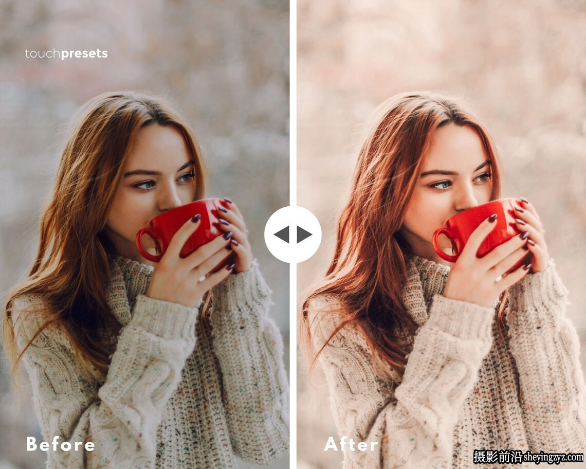 15种玫瑰金网红人像打卡lr预设15 Rose Gold Lightroom Presets