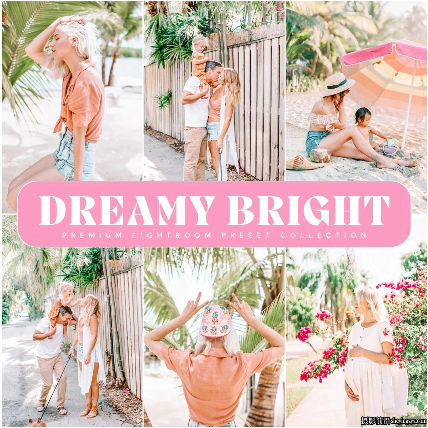 10种梦幻明亮通透人像LR预设 LOURKS Dreamy Bright Presets