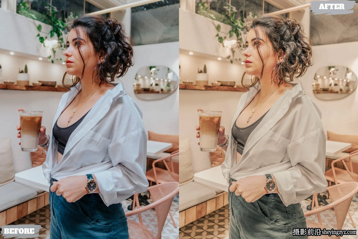 咖啡色胶片人像lr预设及手机lr预设 Cappuccino Lightroom Presets