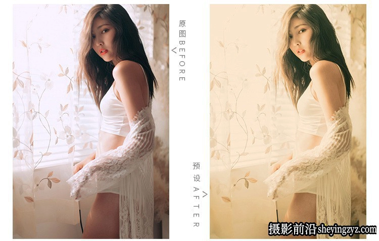 16款小清新唯美私房写真lr预设/人像后调期调色滤镜/LR预设