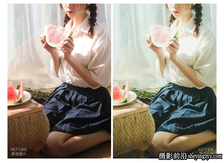 16款小清新唯美私房写真lr预设/人像后调期调色滤镜/LR预设
