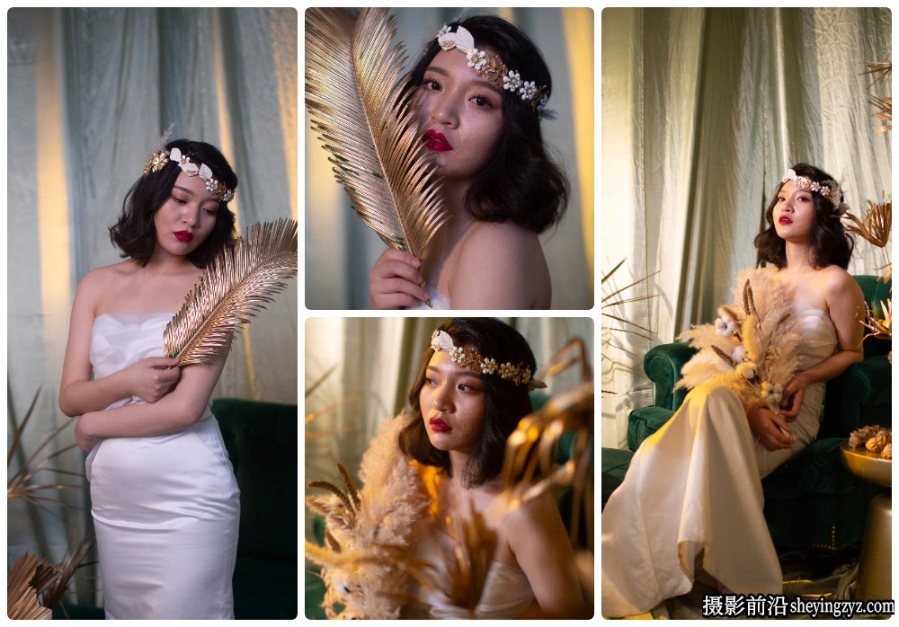 女王范美女室内化妆希腊女神RAW原图练习素材26P