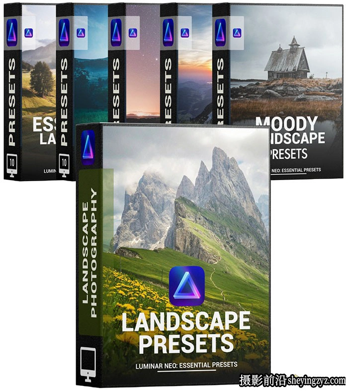 Luminar NEO 40套完整版400+Luminar预设包 Essential Preset Bundle