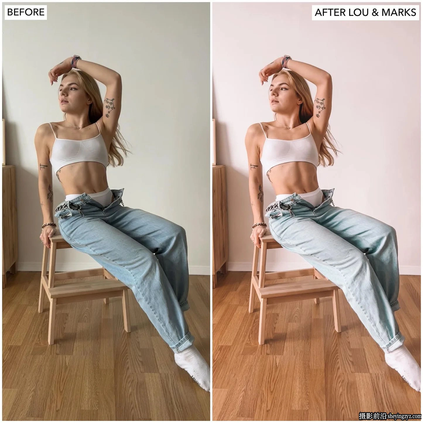 10种波西米亚奶油人像lr预设 LOUMARKS Creamy Boho Presets