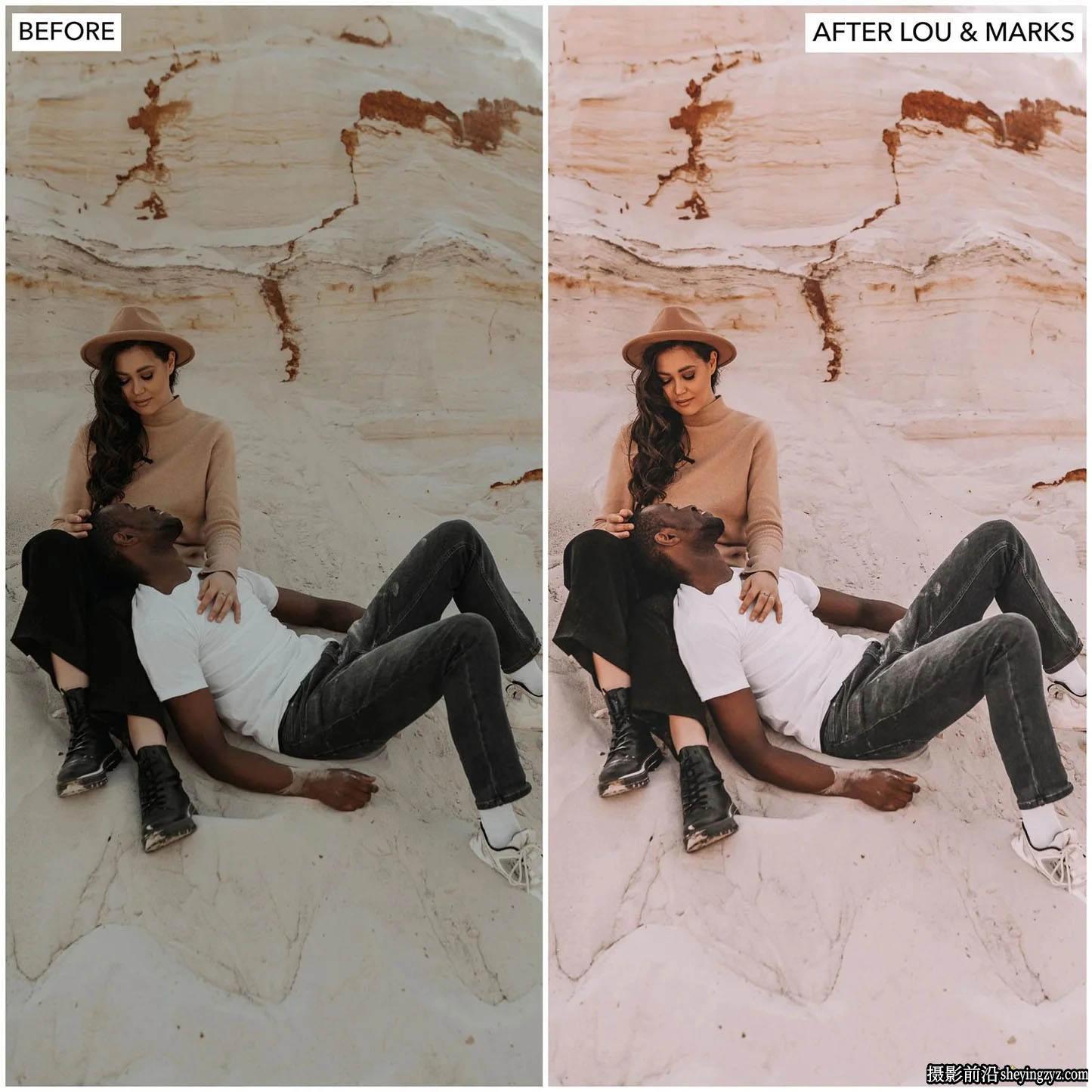 10种波西米亚奶油人像lr预设 LOUMARKS Creamy Boho Presets