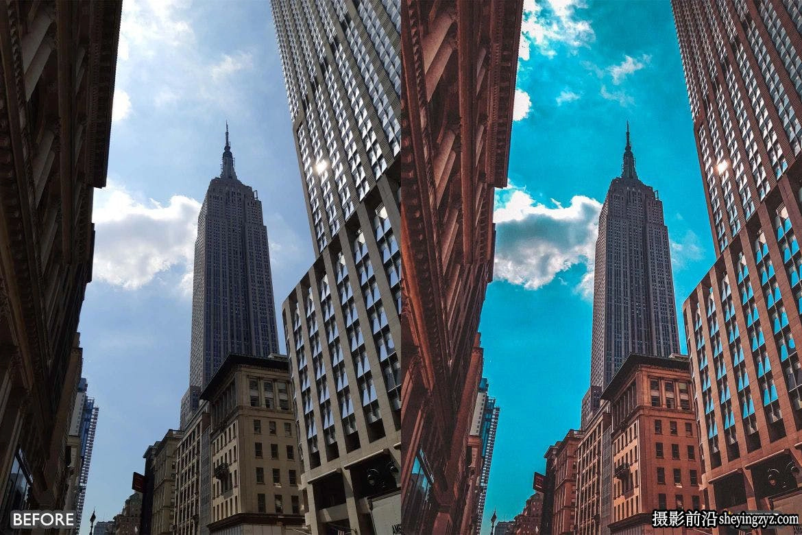 城市天空电影风光LR预设 City Sky Cinematic Landscape Presets