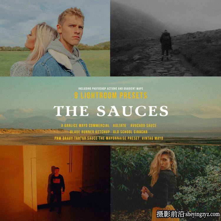 9种经典电影胶片LR预设 Melior Studio-The Sauces Lightroom Preset
