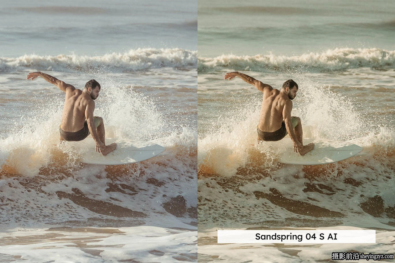 AI人工智能网红冲浪打卡LR预设LUT预设 Surf Tones Lightroom LUTs
