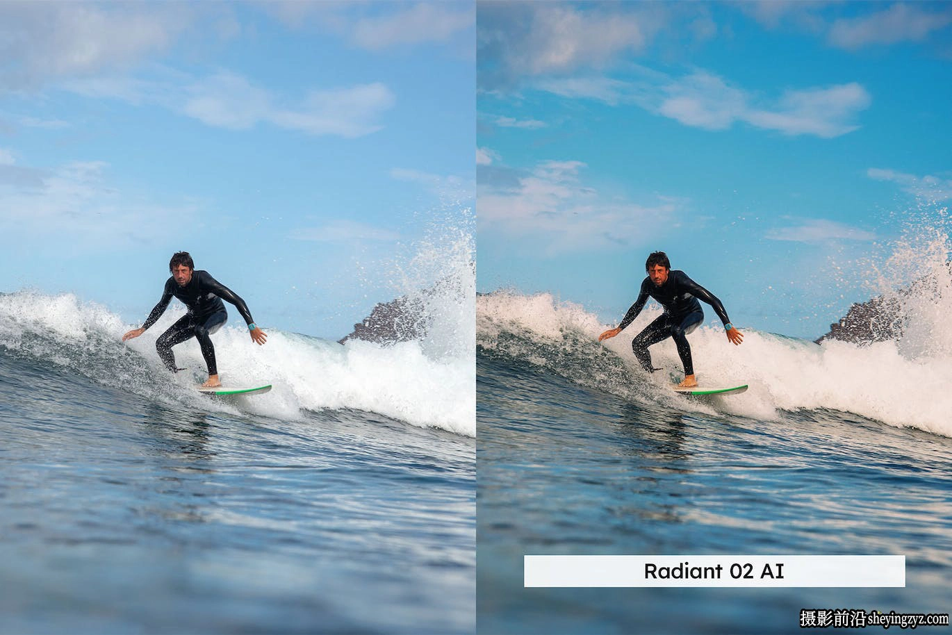 AI人工智能网红冲浪打卡LR预设LUT预设 Surf Tones Lightroom LUTs