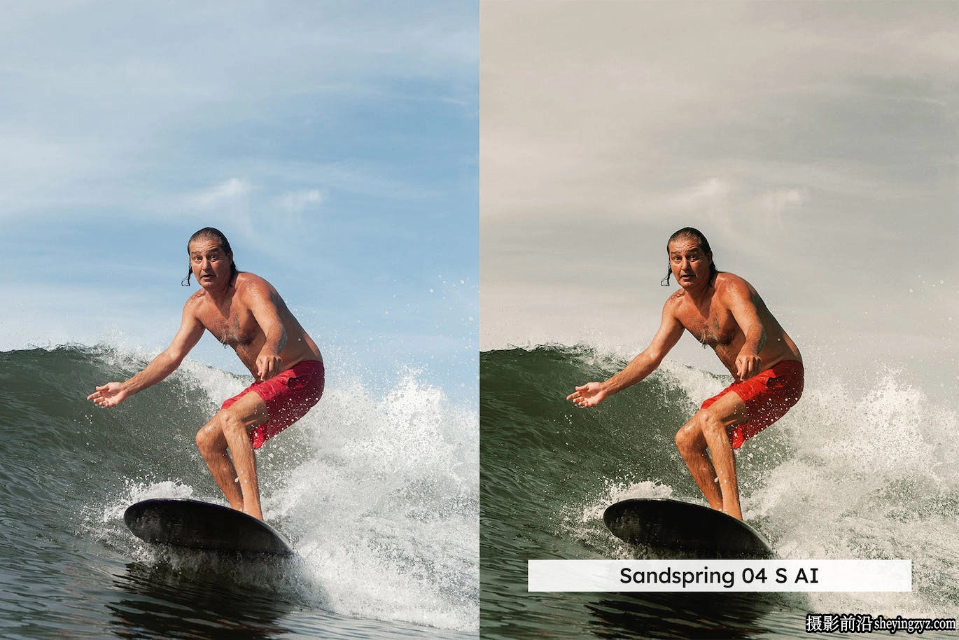 AI人工智能网红冲浪打卡LR预设LUT预设 Surf Tones Lightroom LUTs