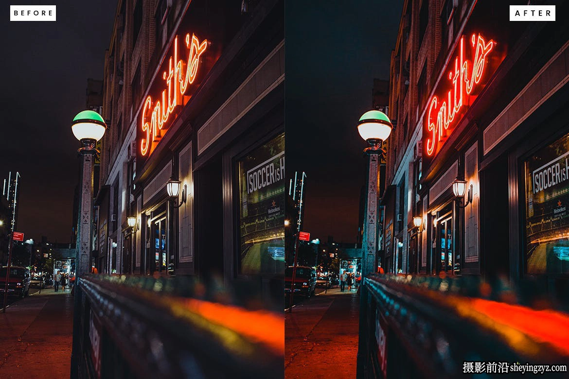 10种城市夜景电影风格Lightroom预设 City Night Lightroom Presets