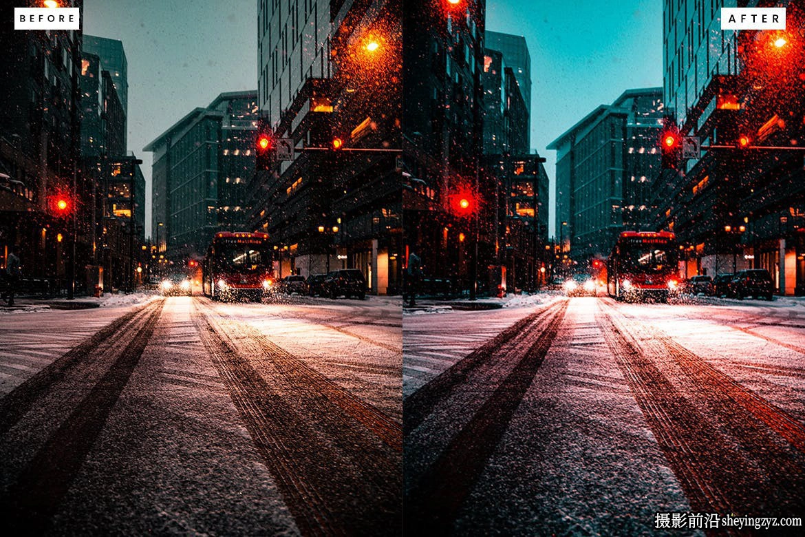 10种城市夜景电影风格Lightroom预设 City Night Lightroom Presets