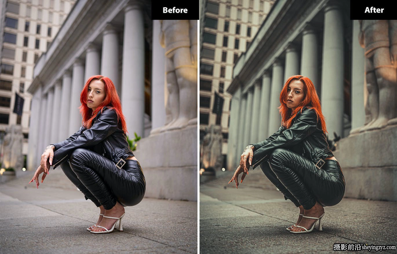 时尚街拍电影人像lr预设/手机预设 Dark shoot Lightroom Presets