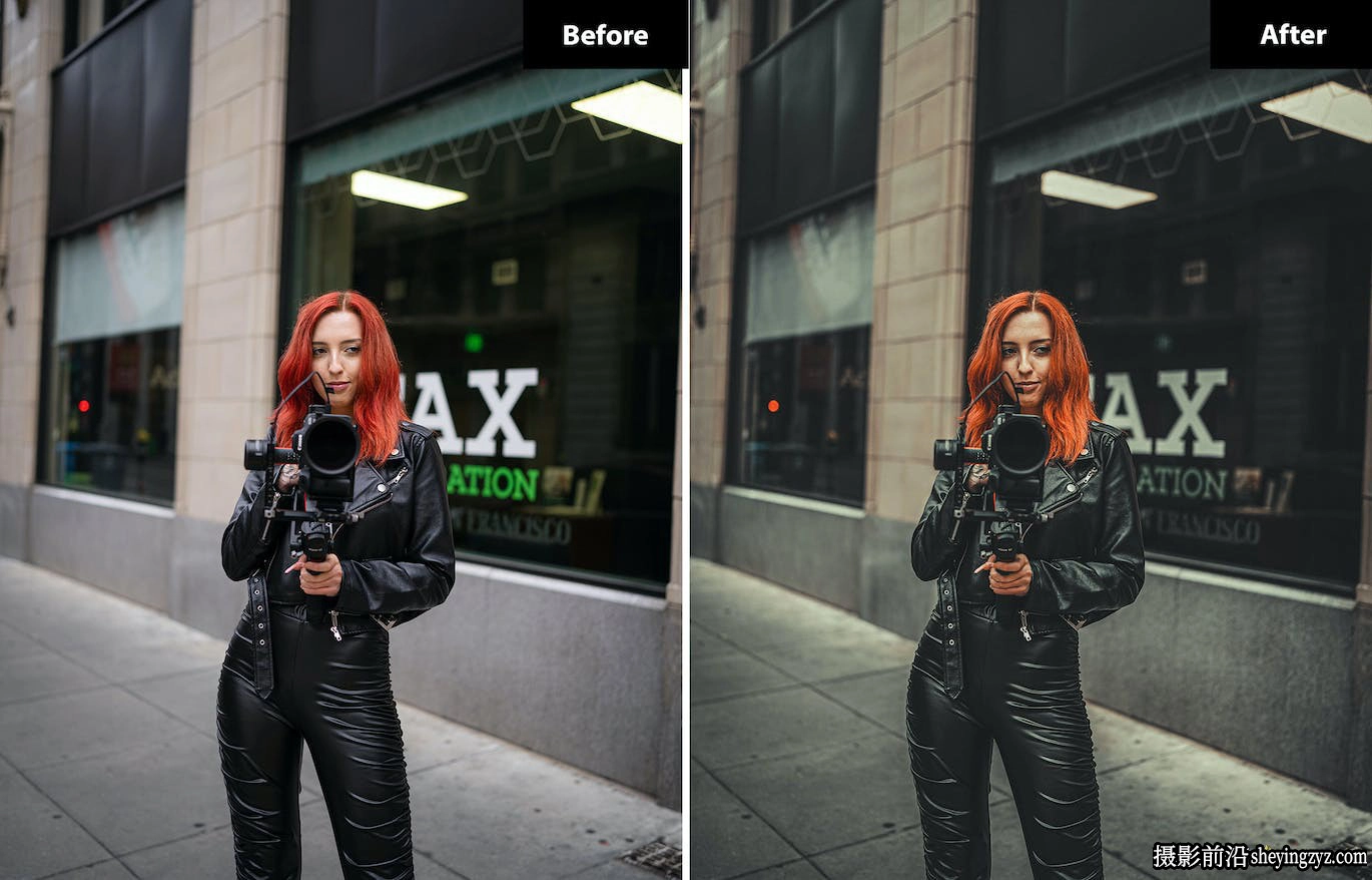 时尚街拍电影人像lr预设/手机预设 Dark shoot Lightroom Presets