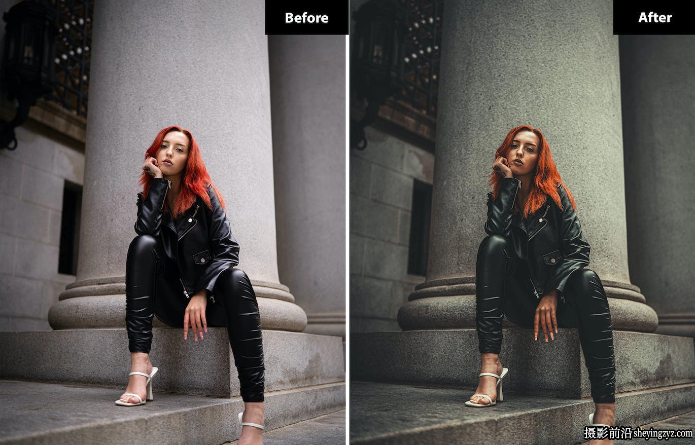 时尚街拍电影人像lr预设/手机预设 Dark shoot Lightroom Presets