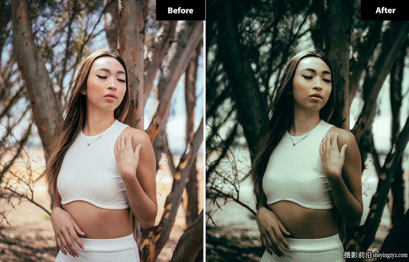 街拍电影人像LR预设及手机lr预设 Clean Sky Lightroom Presets