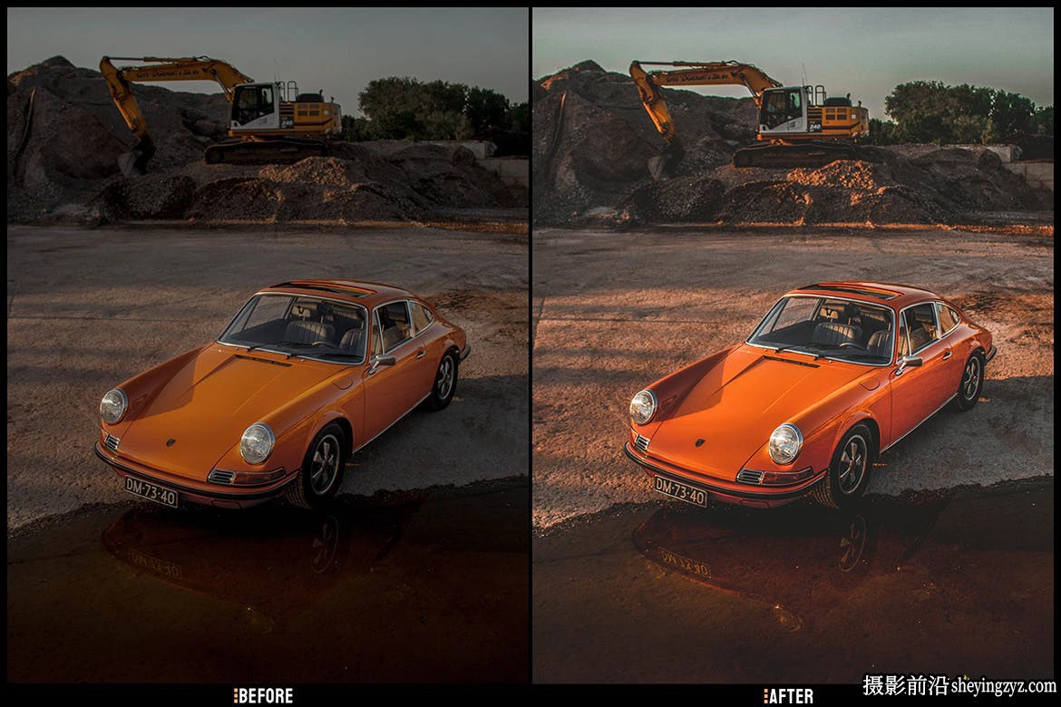 汽车摄影后期调色免费Lightroom预设 Cars - Desktop and Mobile Presets