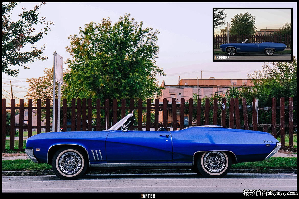 汽车摄影后期调色免费Lightroom预设 Cars - Desktop and Mobile Presets