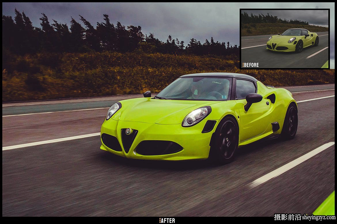 汽车摄影后期调色免费Lightroom预设 Cars - Desktop and Mobile Presets