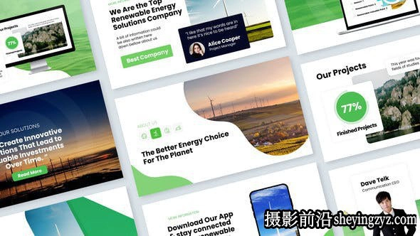 AE模板-环保项目介绍包装模版 Sustainable Eco Promo Presentation