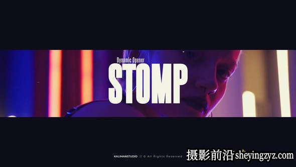 AE模板-时尚快闪文字视频片头模版 Dynamic Stomp Opener