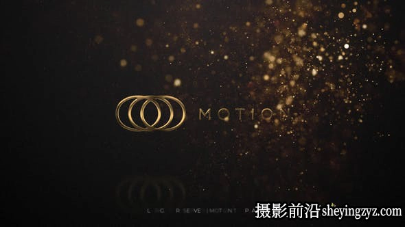 AE模板- 优雅粒子Logo动画模版 Elegant Logo Reveal