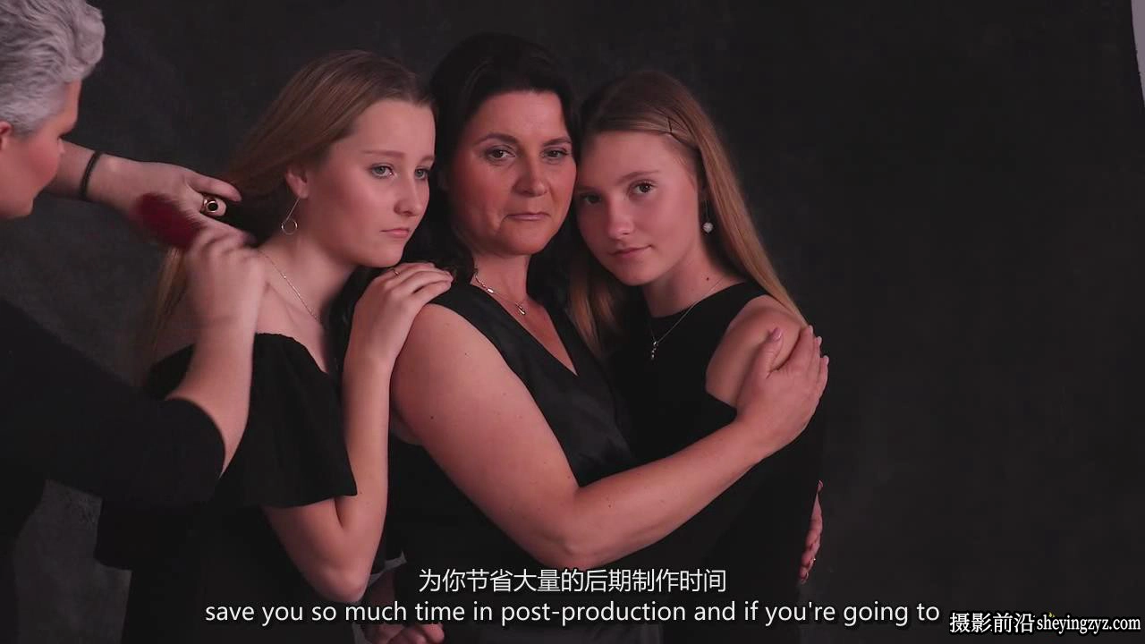 Kelly Brown -家庭人像团体照摆姿构图摄影布光完整教程-中英字幕