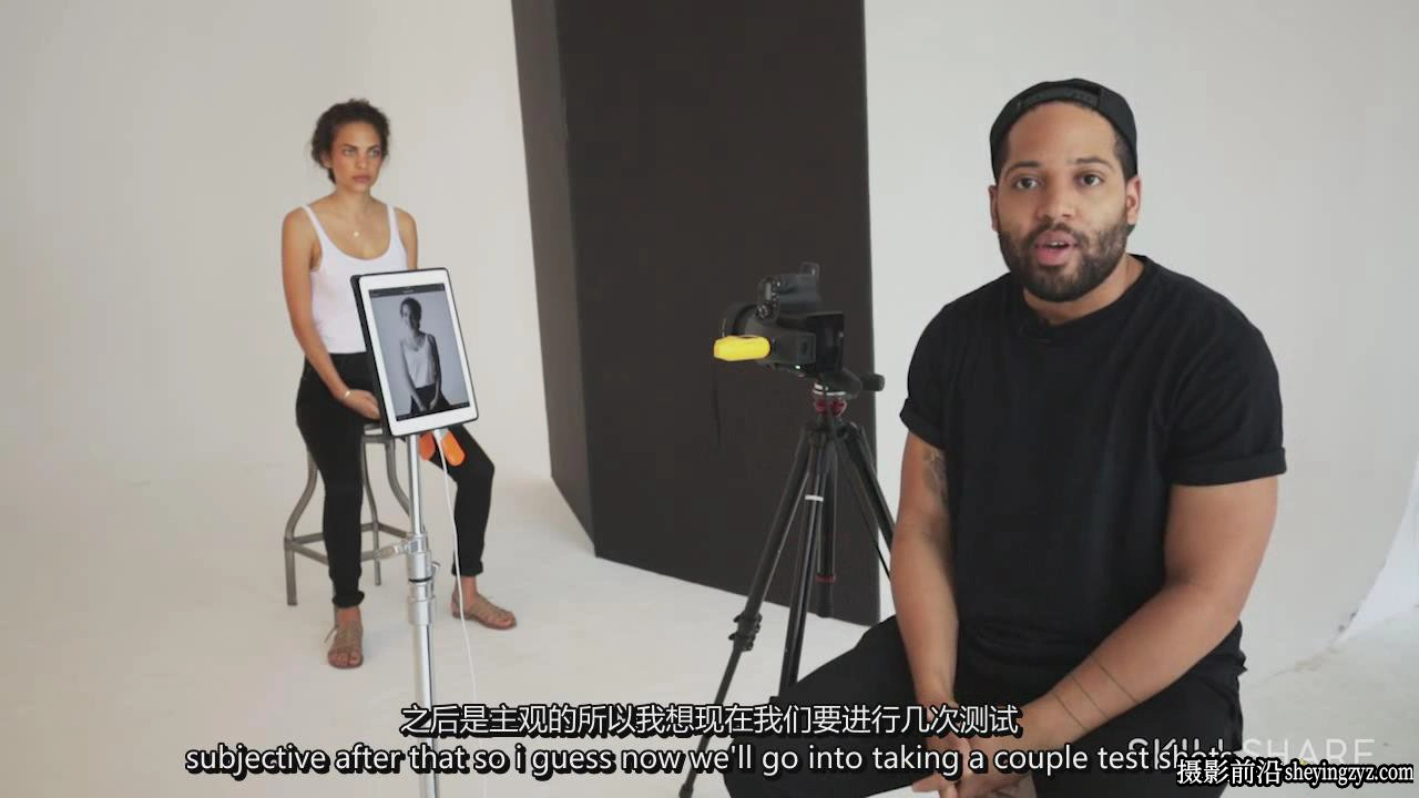 Justin Bridges -人像摄影布光之单灯人像布光拍摄教程-中英字幕