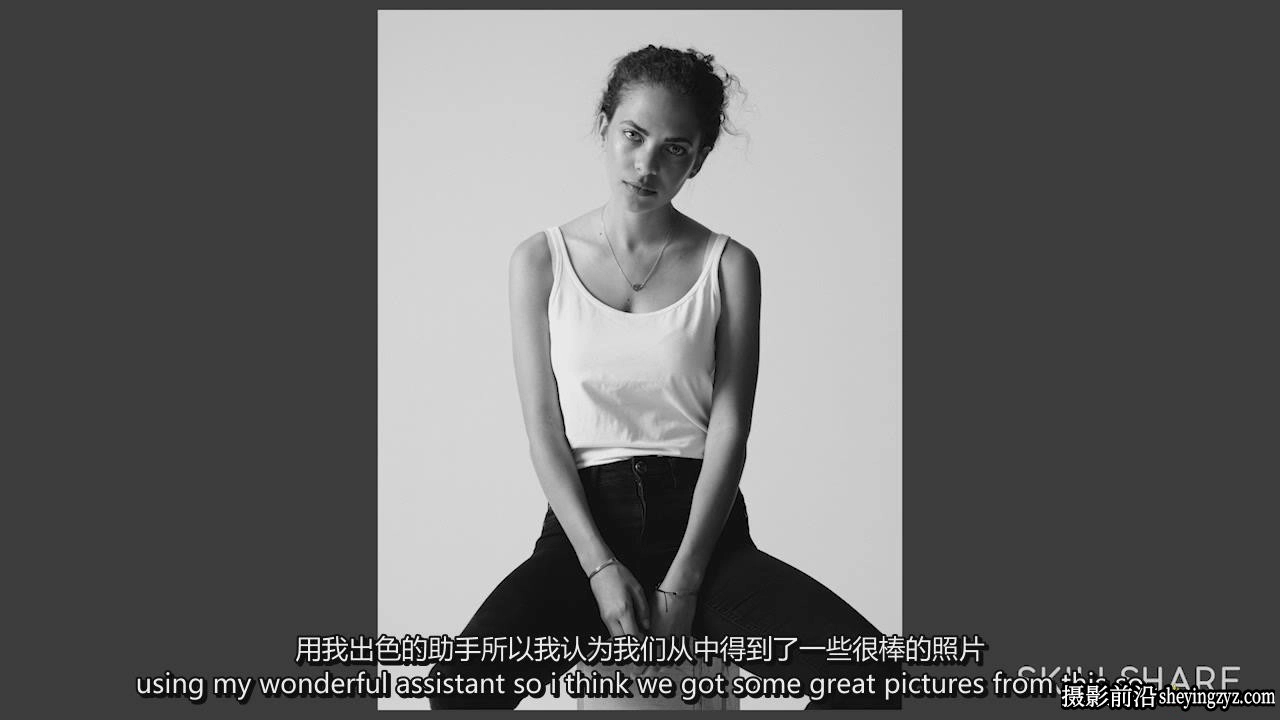 Justin Bridges -人像摄影布光之单灯人像布光拍摄教程-中英字幕
