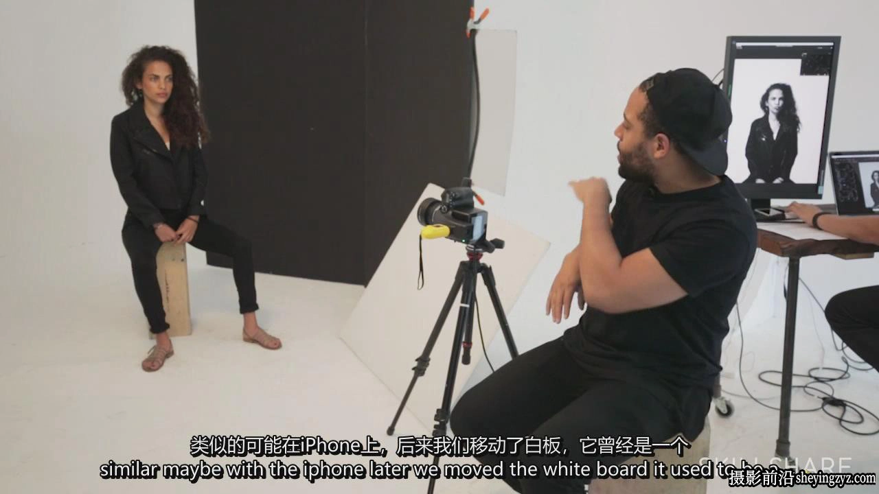 Justin Bridges -人像摄影布光之单灯人像布光拍摄教程-中英字幕