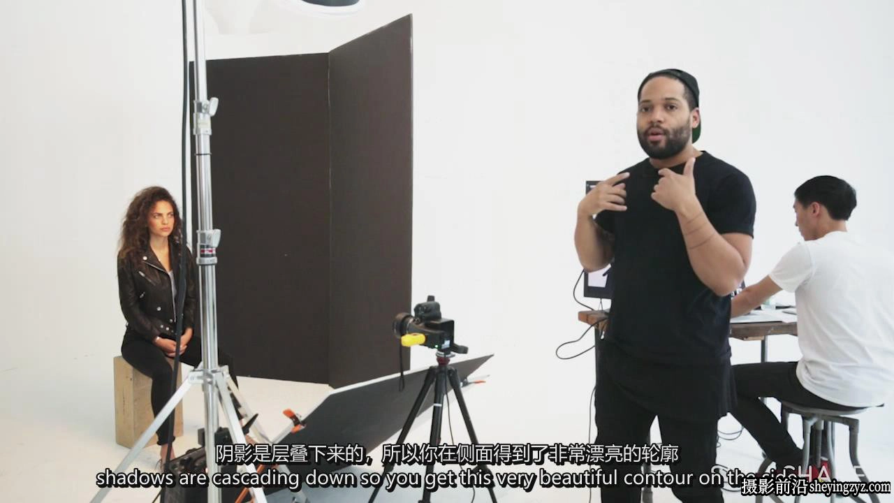 Justin Bridges -人像摄影布光之单灯人像布光拍摄教程-中英字幕