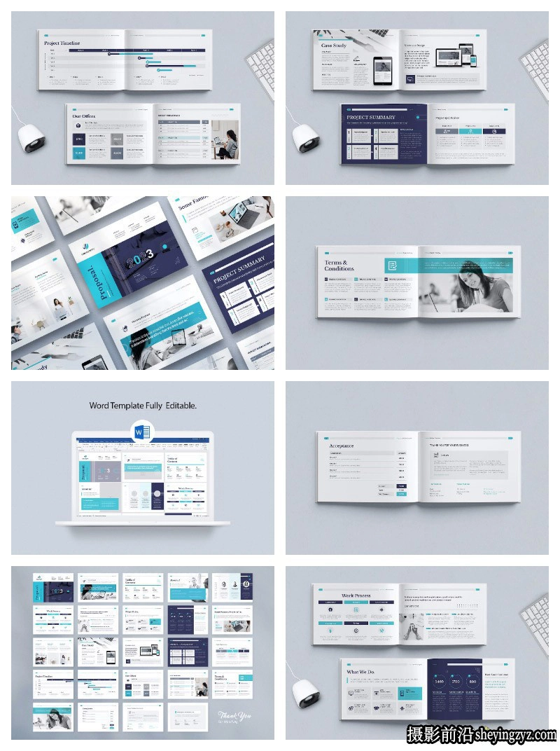 提案模板Word 模版及InDesign模板