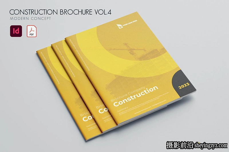 建筑施工手册InDesign模板 Vol.4
