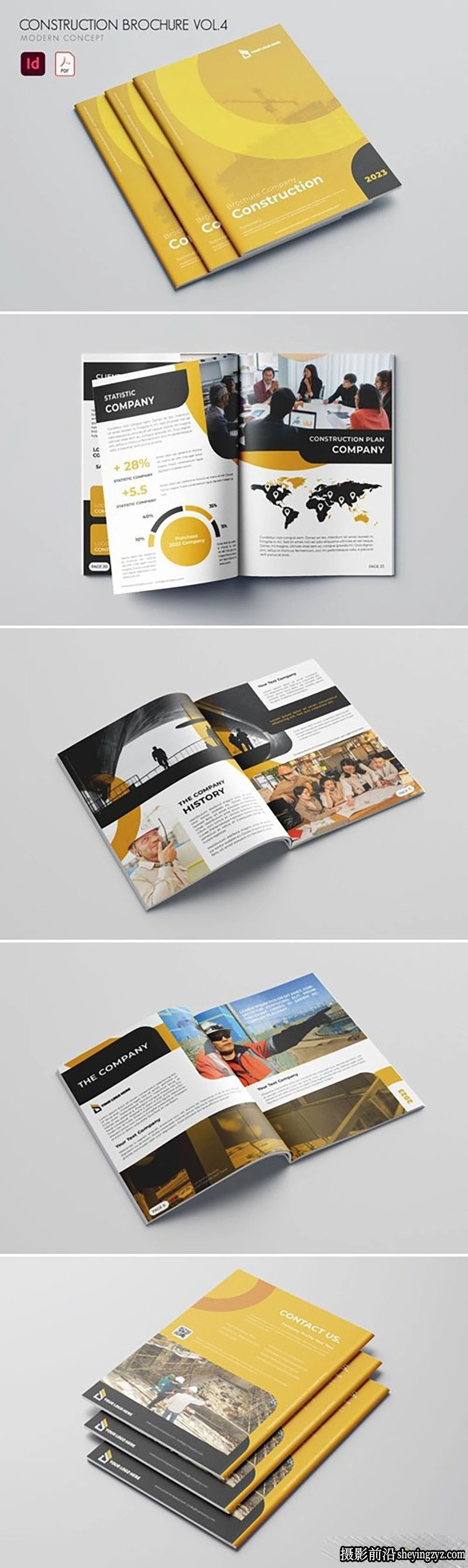 建筑施工手册InDesign模板 Vol.4