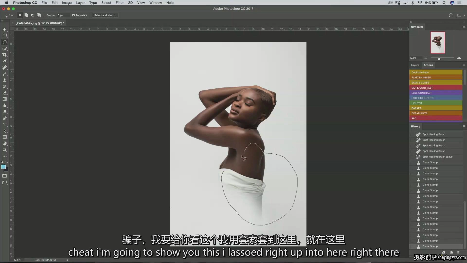 摄影师Sue Bryce创意双重曝光人像摄影布光及后期教程-中文字幕