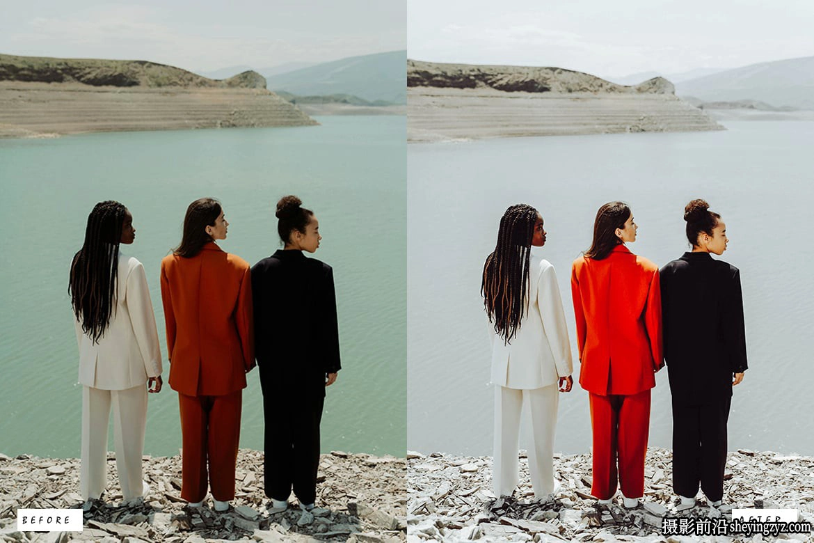 12种免费时尚电影胶片人像LR预设 Pure White Lightroom Presets